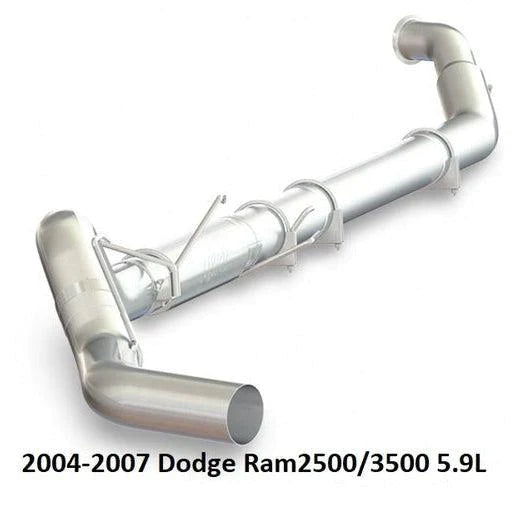 2004-2009 5" Turbo Back, Single Side Exit, AL