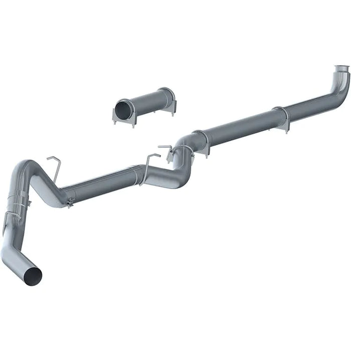 2007 - 2010 4" Down Pipe Back, Race System (includes front pipe) without muffler