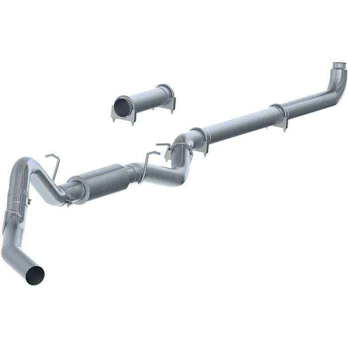 2007 - 2010 4" Down Pipe Back, Race System (includes front pipe)