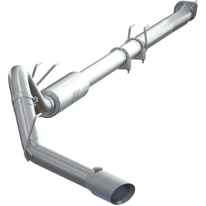 2011-2016 4" Down Pipe Back, Race System, without bungs, with muffler and tip, 304ss