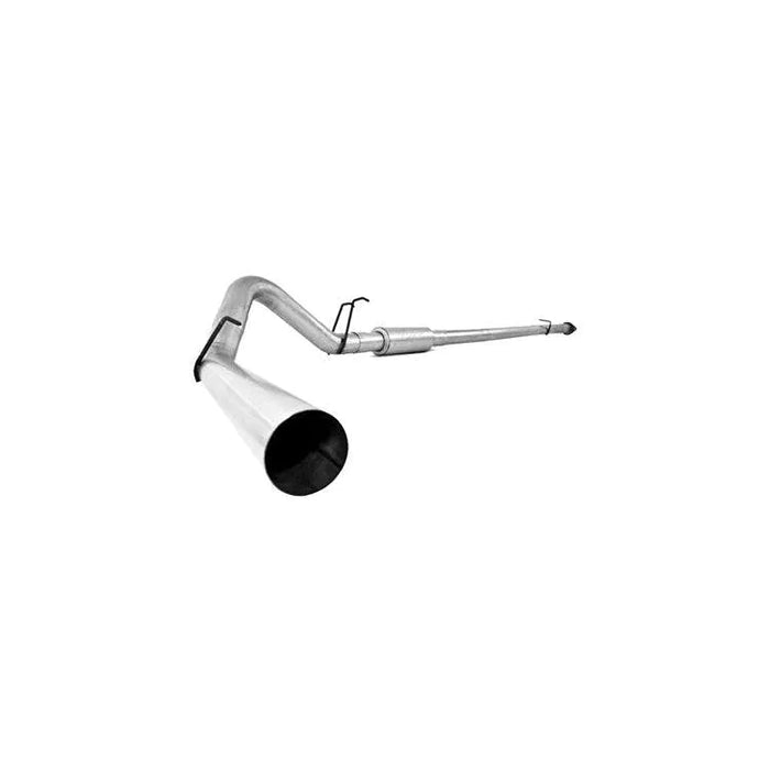 2011-2016 4" Down Pipe Back, Race System, without bungs, with muffler - P Series