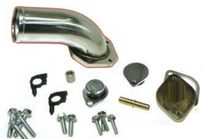 2008-2010 EGR delete with intake elbow for powerstroke