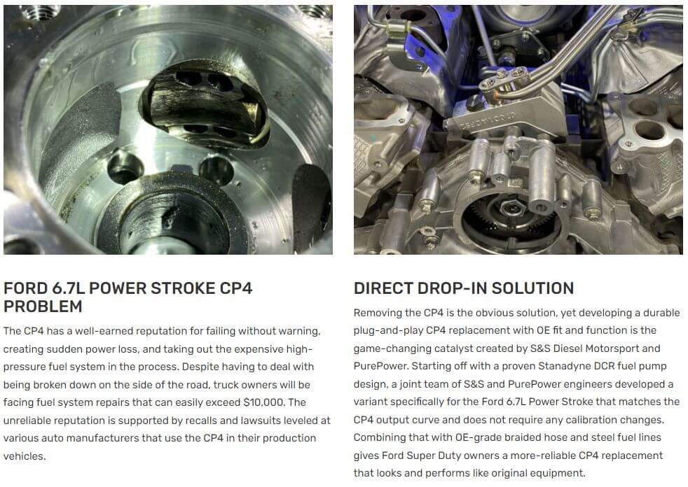 2011-2019 Powerstroke S&S CP4 to DCR Pump Conversion