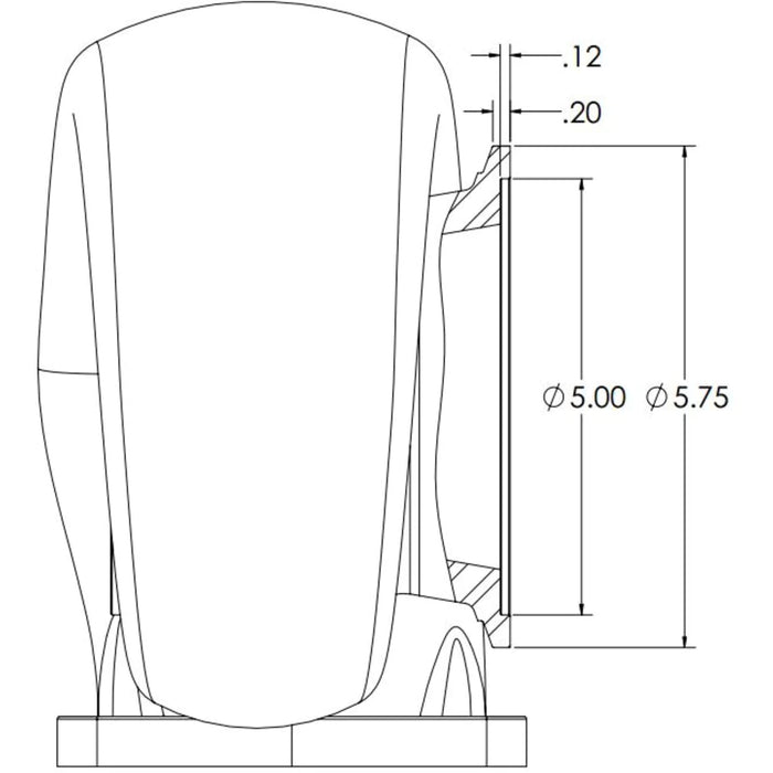 COBRA TURBO-DOWNPIPE ADAPTER S400 TURBO 5IN PIPE